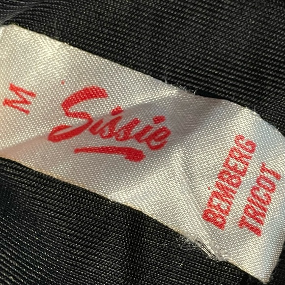 Vintage Full Slip Black Lace Sissie Women Lingerie Retro‎ Pin-Up Girl Classic - Picture 3 of 10